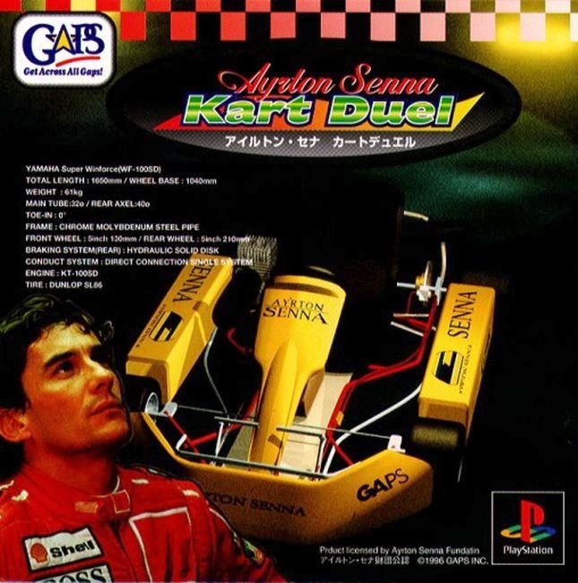 Capa do jogo Ayrton Senna Kart Duel