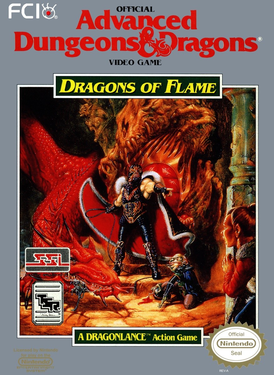 Capa do jogo Dragons of Flame