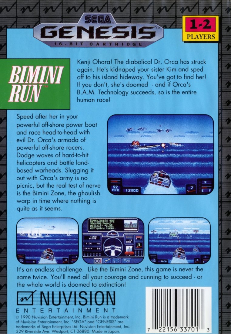 Capa do jogo Bimini Run