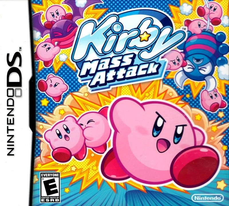 Capa do jogo Kirby: Mass Attack