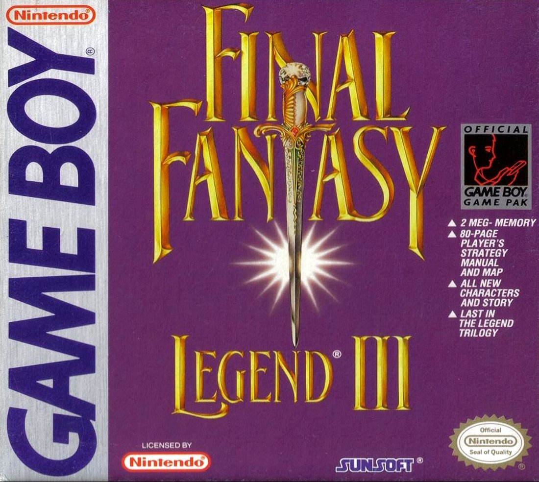 Capa do jogo Final Fantasy Legend III