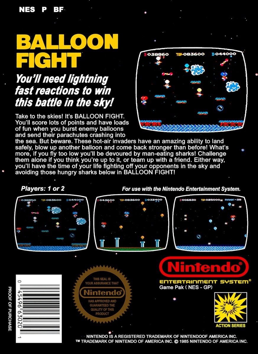 Capa do jogo Balloon Fight