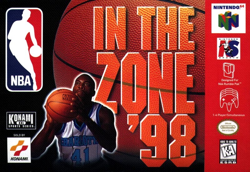 Capa do jogo NBA in the Zone 98
