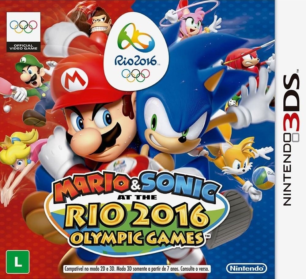 Capa do jogo Mario & Sonic at the Rio 2016 Olympic Games