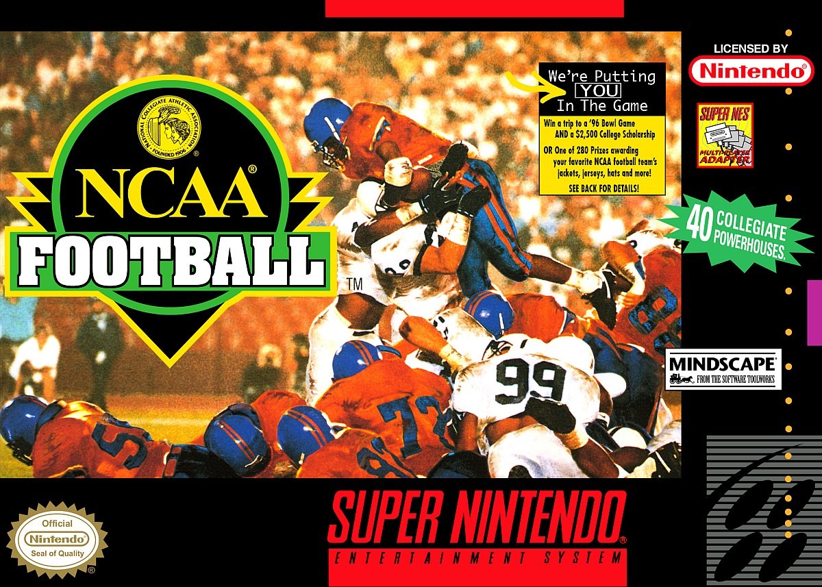 Capa do jogo NCAA Football