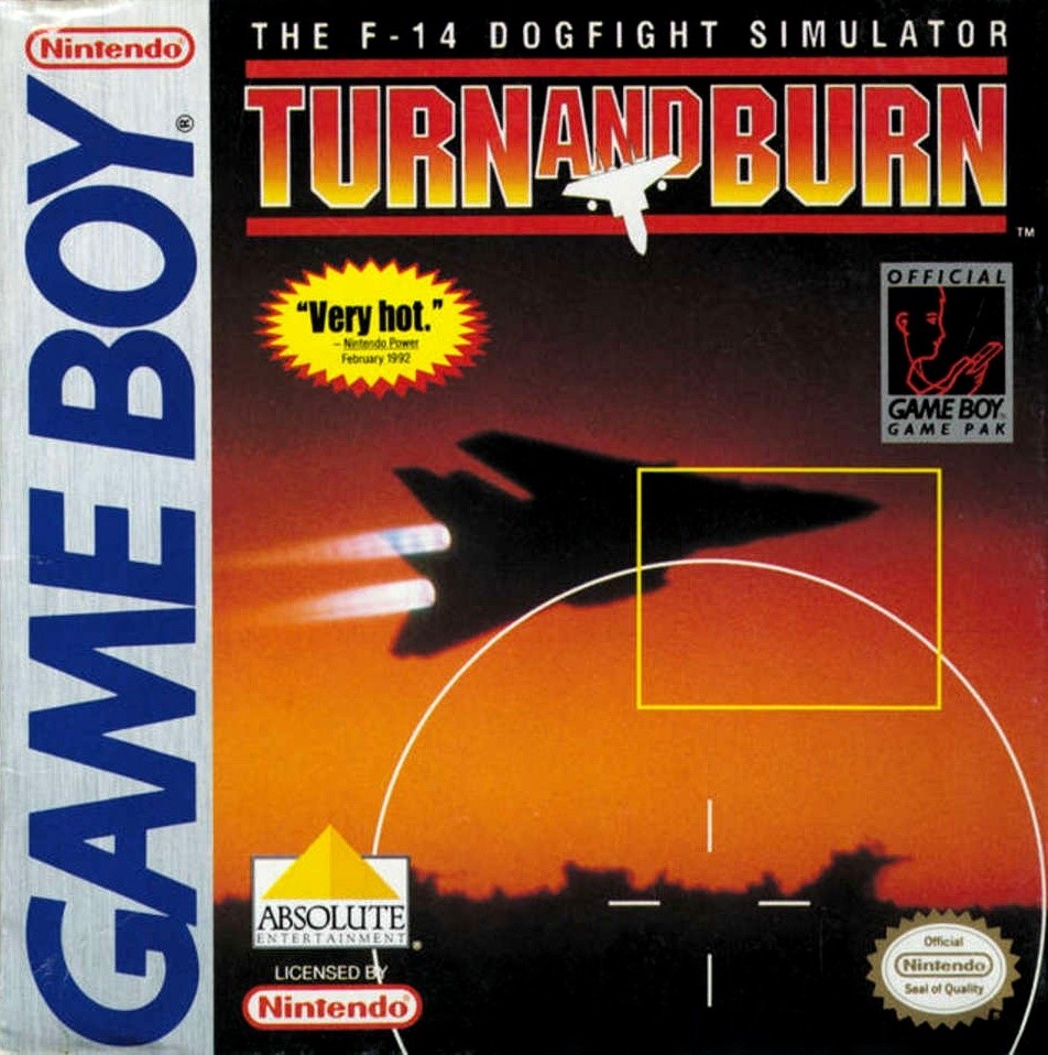 Capa do jogo Turn and Burn: The F-14 Dogfight Simulator