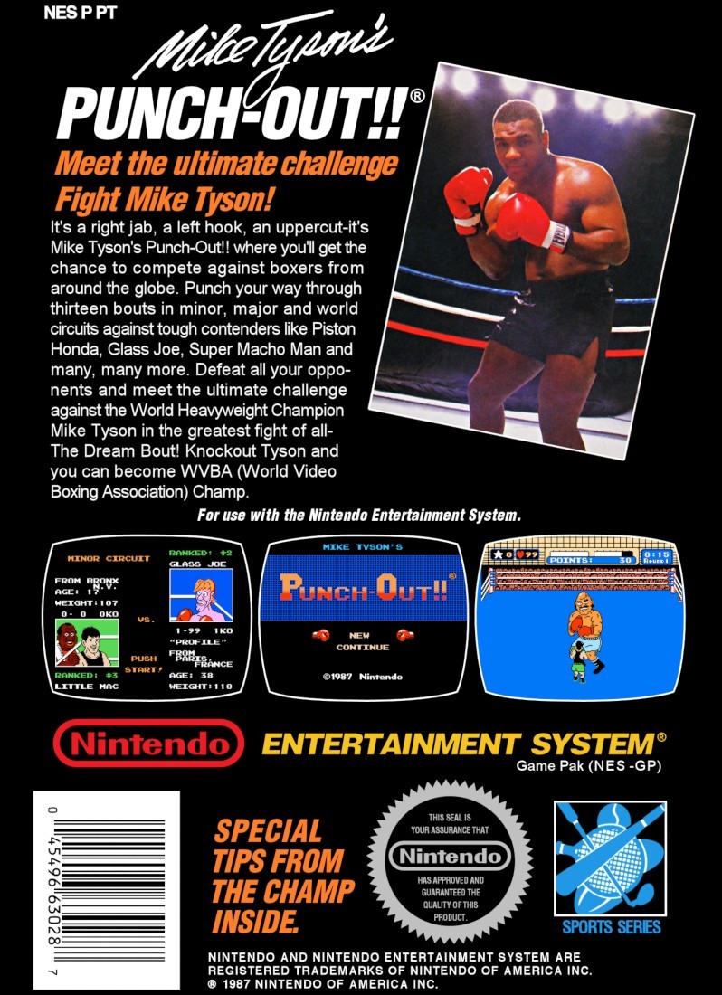 Capa do jogo Mike Tysons Punch-Out!!