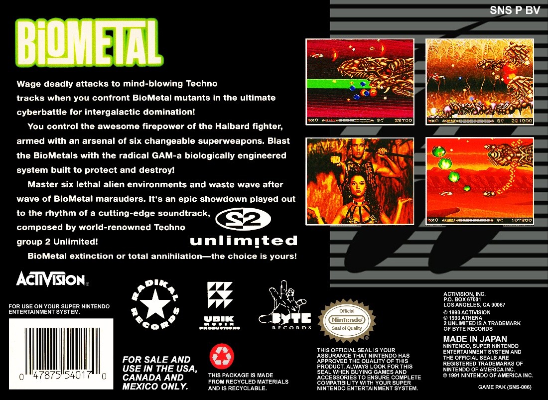 Capa do jogo BioMetal