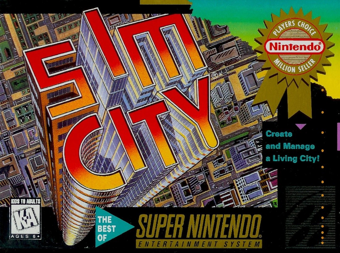 Capa do jogo SimCity