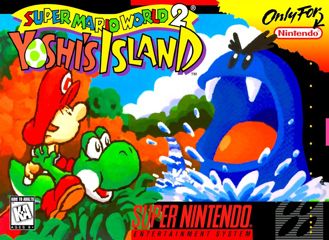 Capa do jogo Super Mario World 2: Yoshis Island