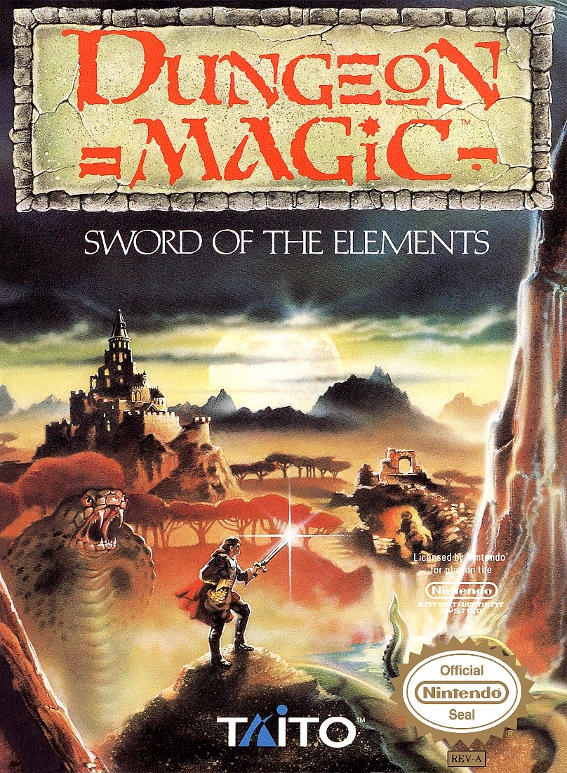 Capa do jogo Dungeon Magic: Sword of the Elements