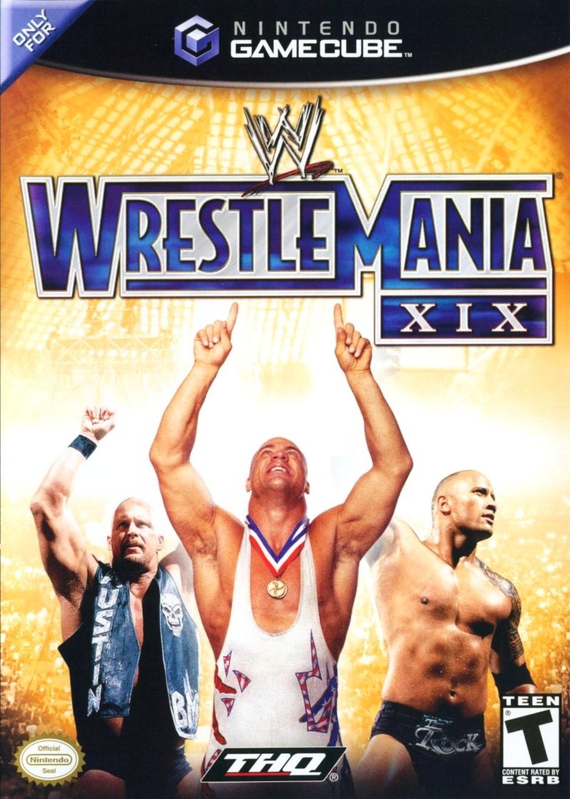 Capa do jogo WWE WrestleMania XIX