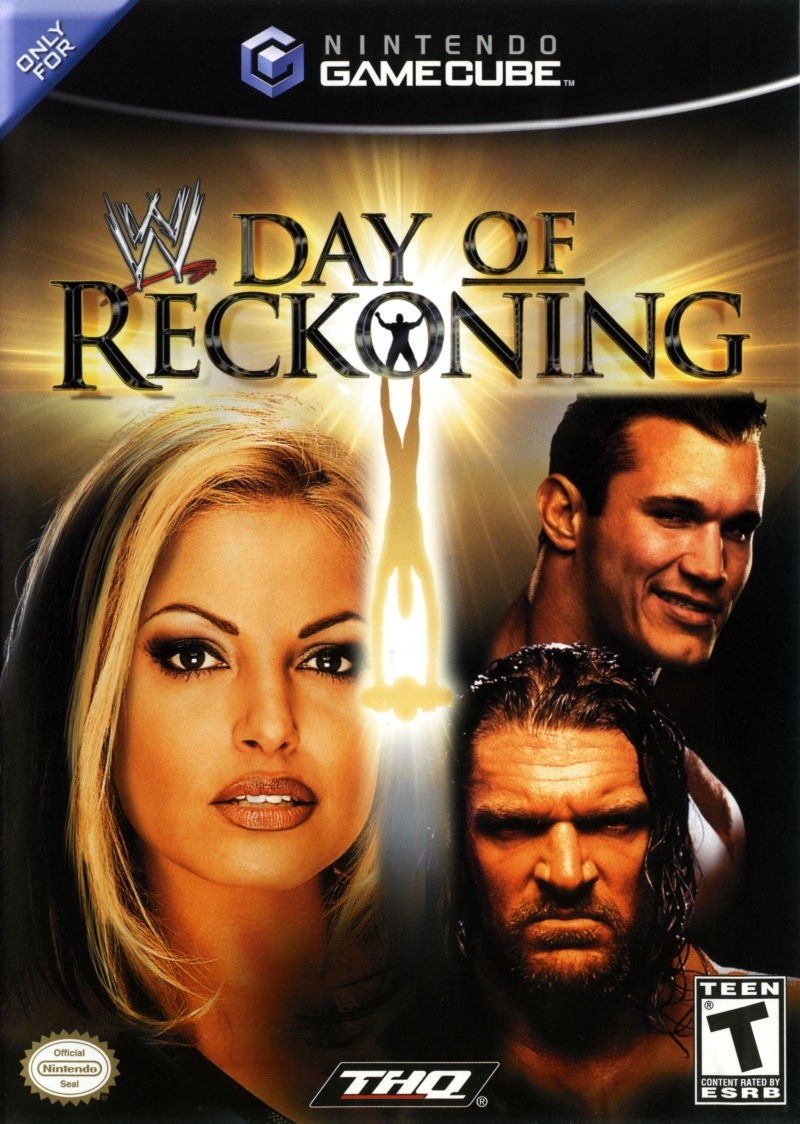 Capa do jogo WWE Day of Reckoning