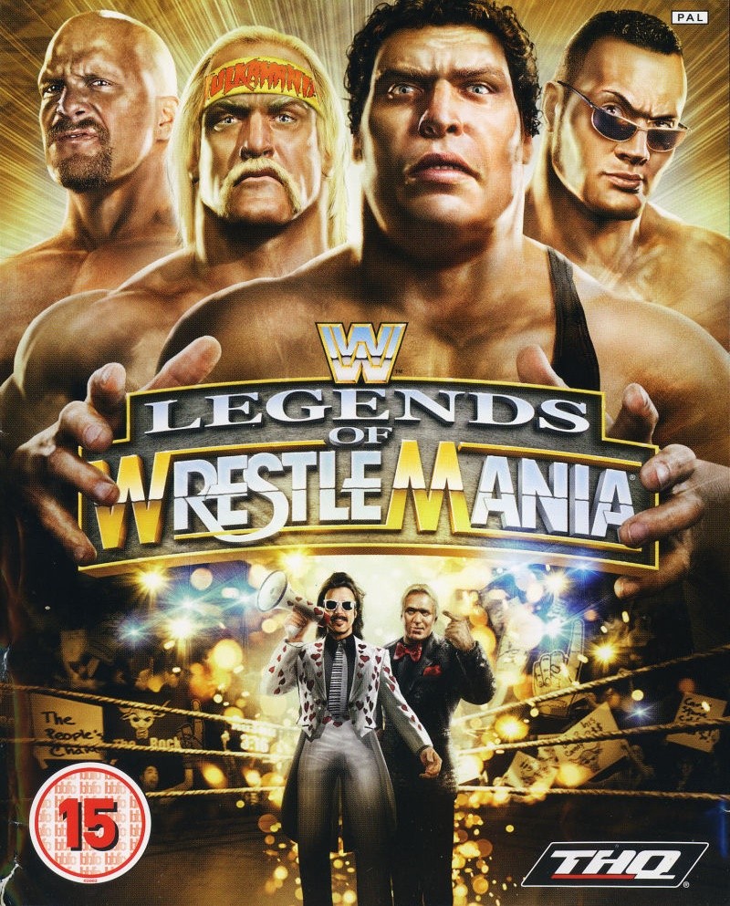 Capa do jogo WWE Legends of WrestleMania