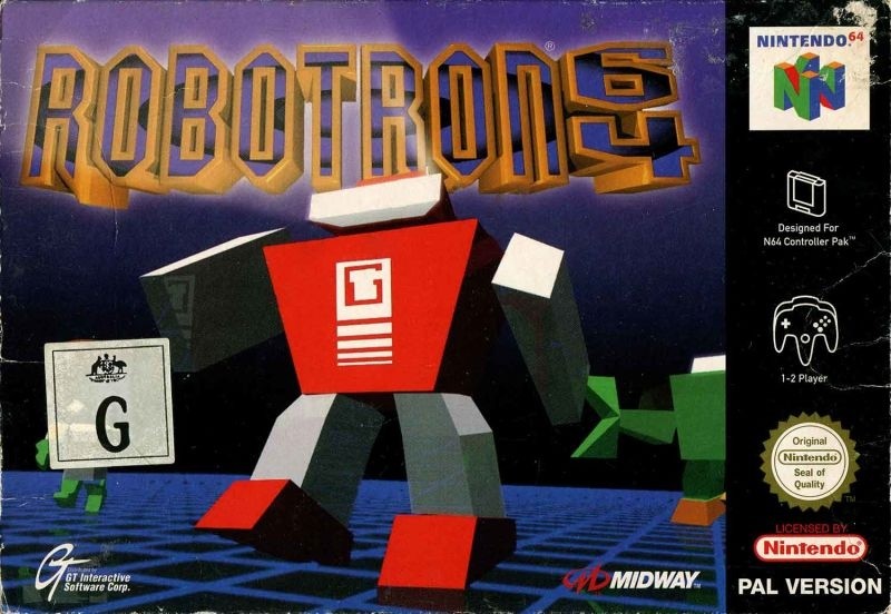 Capa do jogo Robotron 64