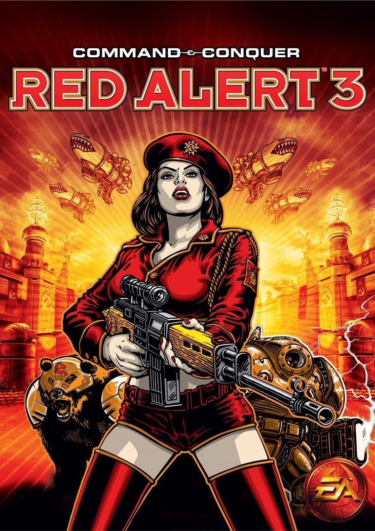 Capa do jogo Command & Conquer: Red Alert 3