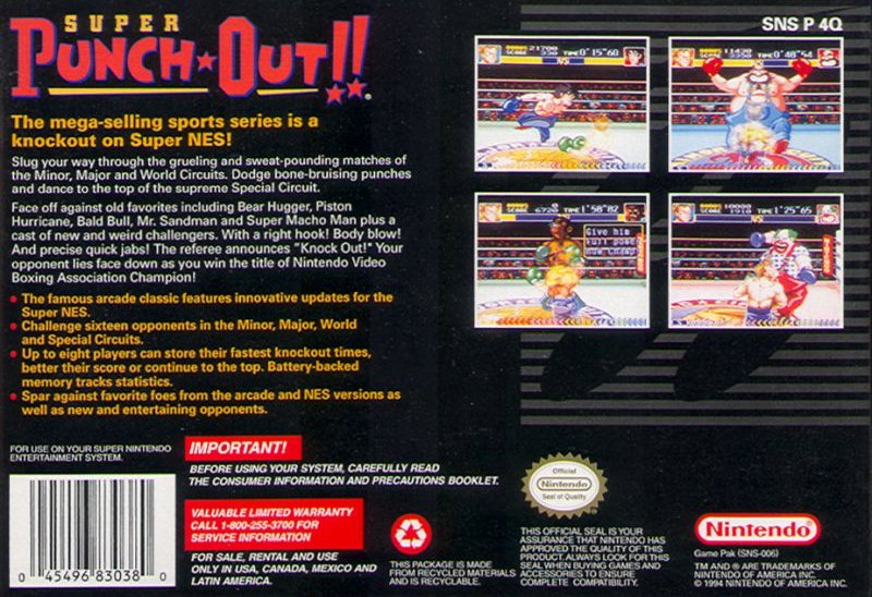 Capa do jogo Super Punch-Out!!