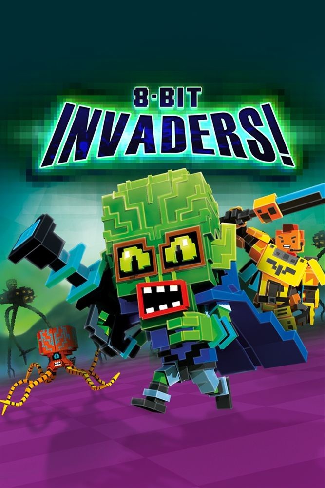 Capa do jogo 8-Bit Invaders!