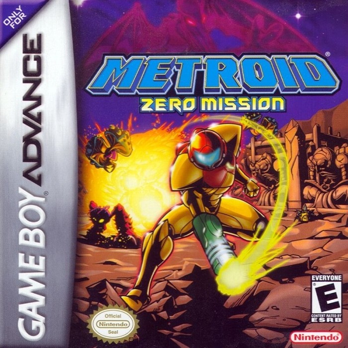 Capa do jogo Metroid: Zero Mission