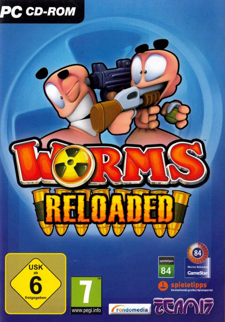Capa do jogo Worms: Reloaded