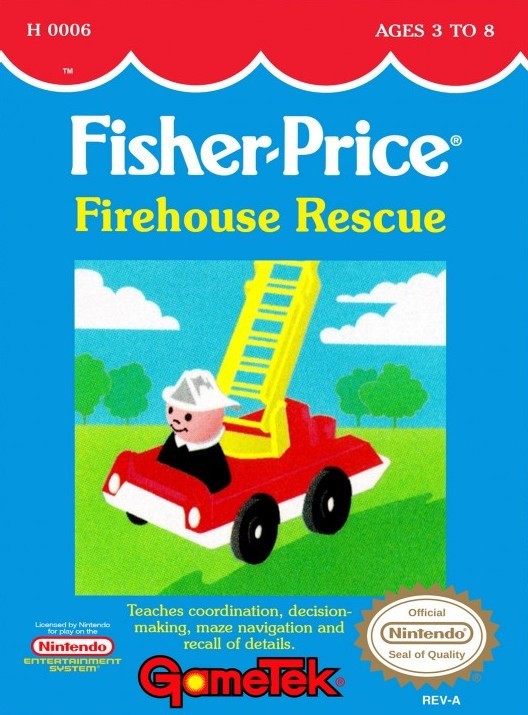Capa do jogo Fisher-Price Firehouse Rescue