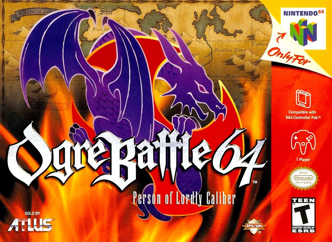 Capa do jogo Ogre Battle 64