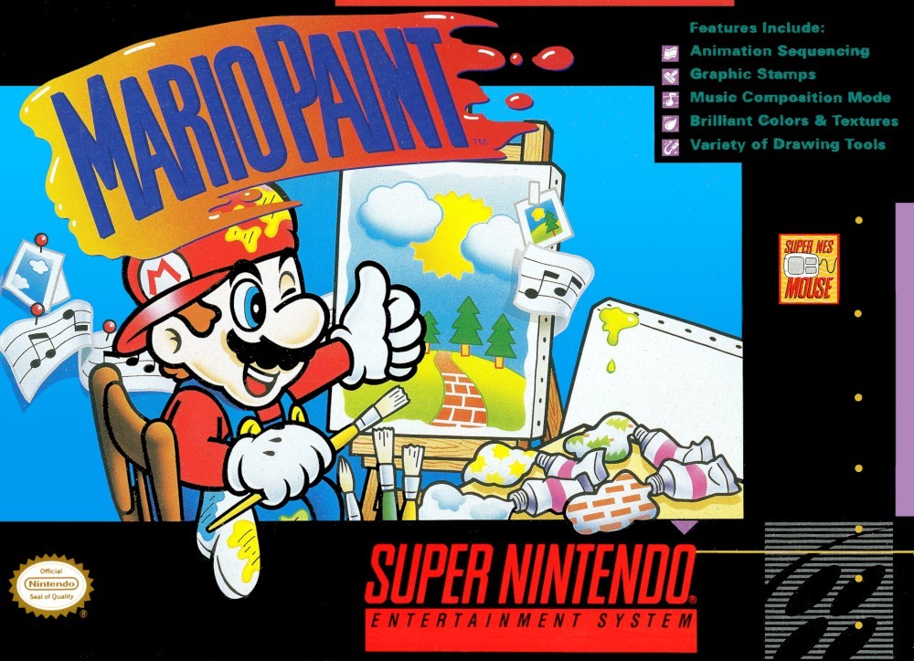Capa do jogo Mario Paint