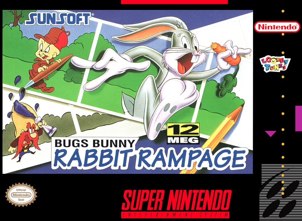 Capa do jogo Bugs Bunny Rabbit Rampage