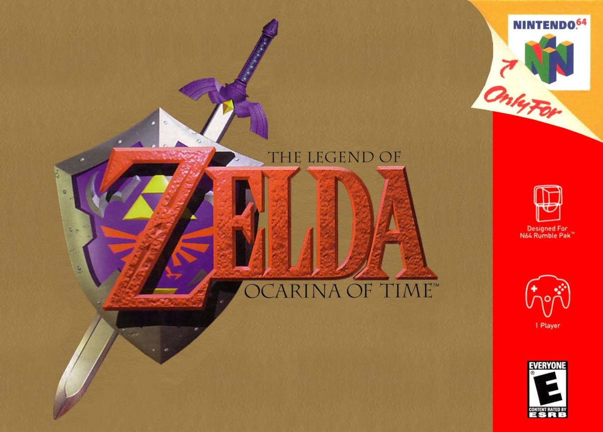 Capa do jogo The Legend of Zelda: Ocarina of Time
