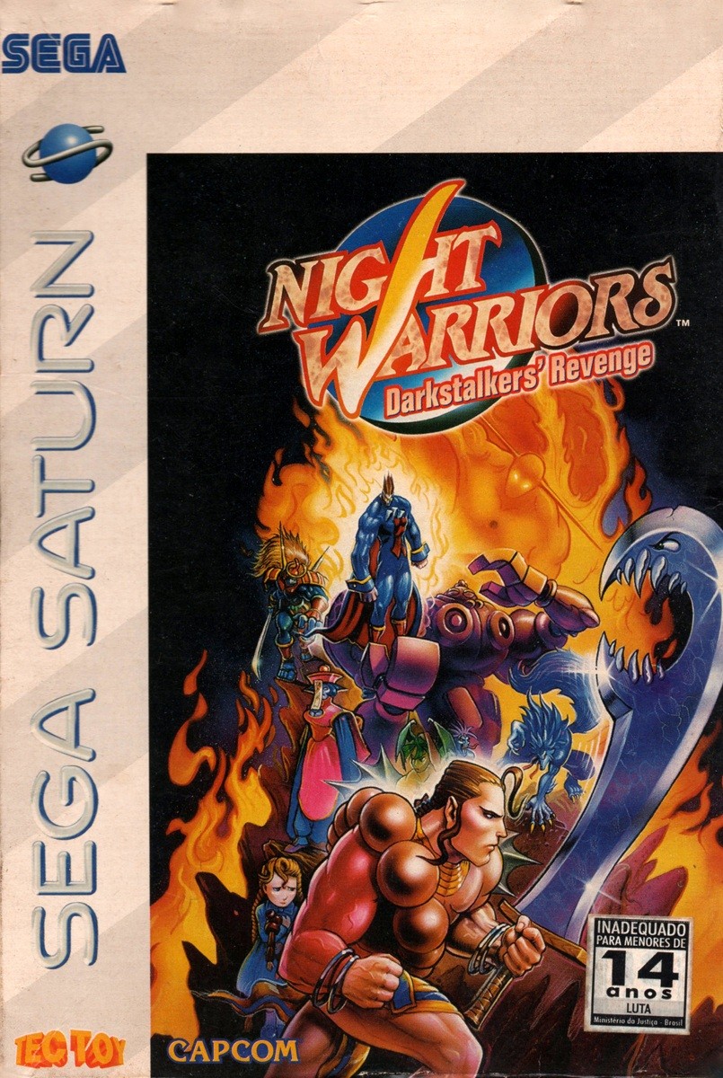 Capa do jogo Night Warriors: Darkstalkers Revenge