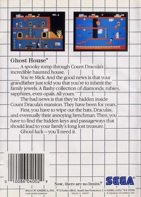 Capa do jogo Ghost House