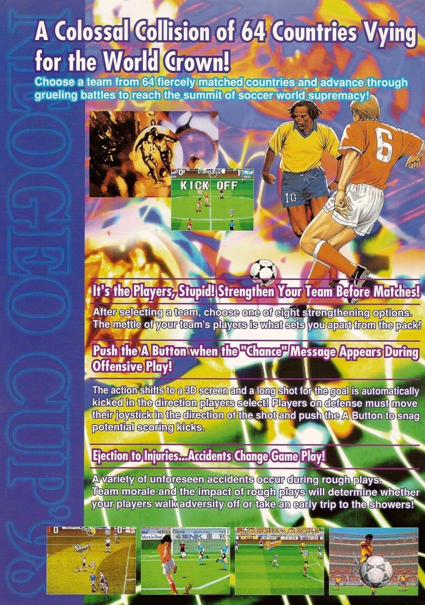 Capa do jogo Neo Geo Cup 98