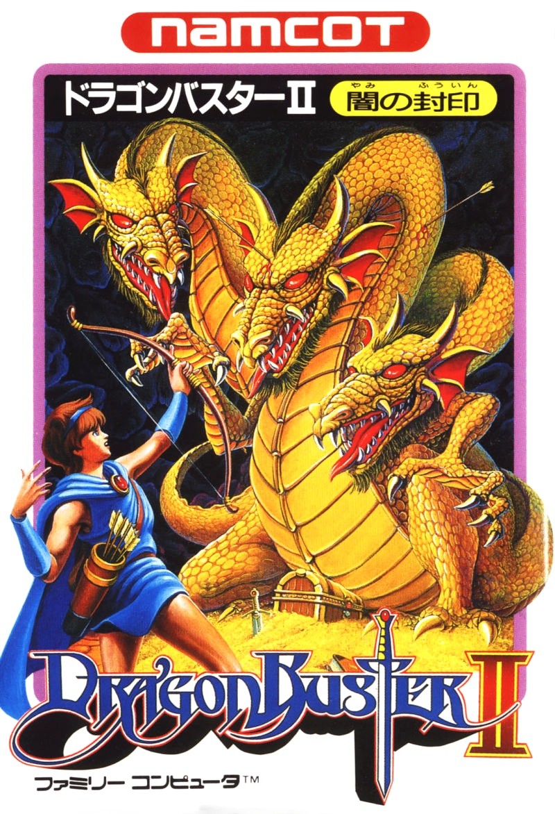 Capa do jogo Dragon Buster II: Yami no Fuin