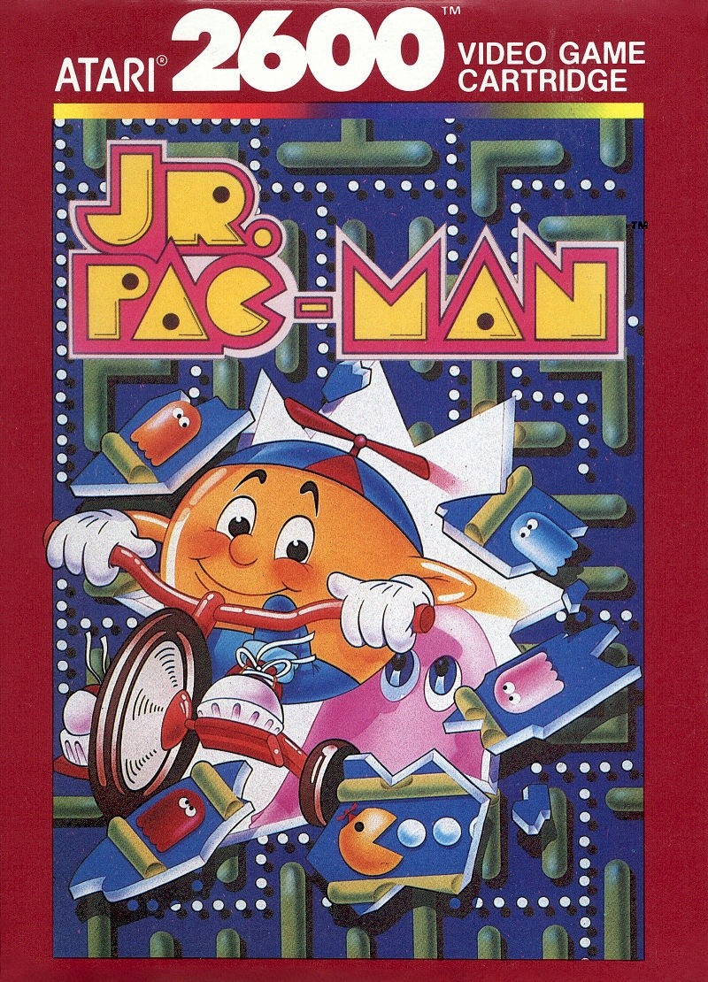 Capa do jogo Jr. Pac-Man