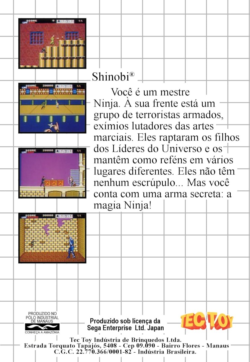 Capa do jogo Shinobi