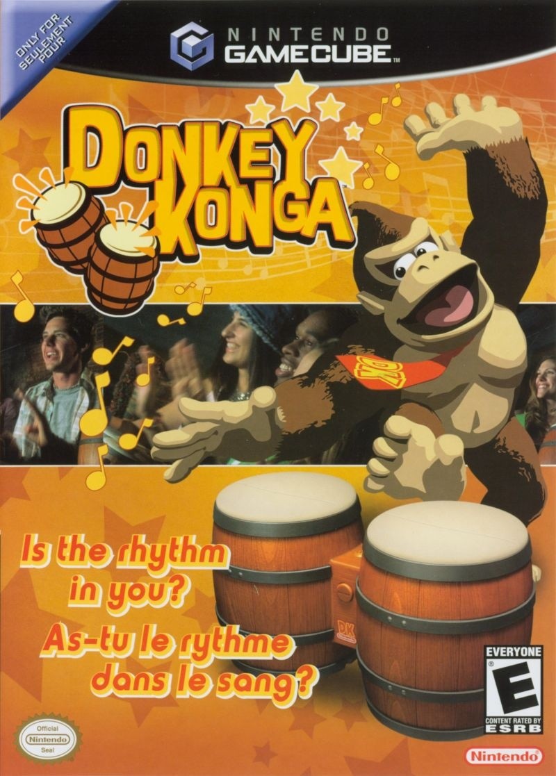 Capa do jogo Donkey Konga