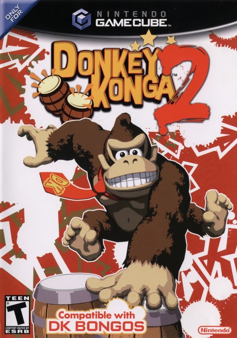Capa do jogo Donkey Konga 2