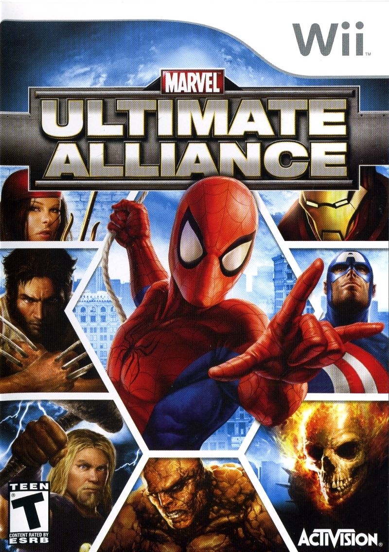 Capa do jogo Marvel Ultimate Alliance