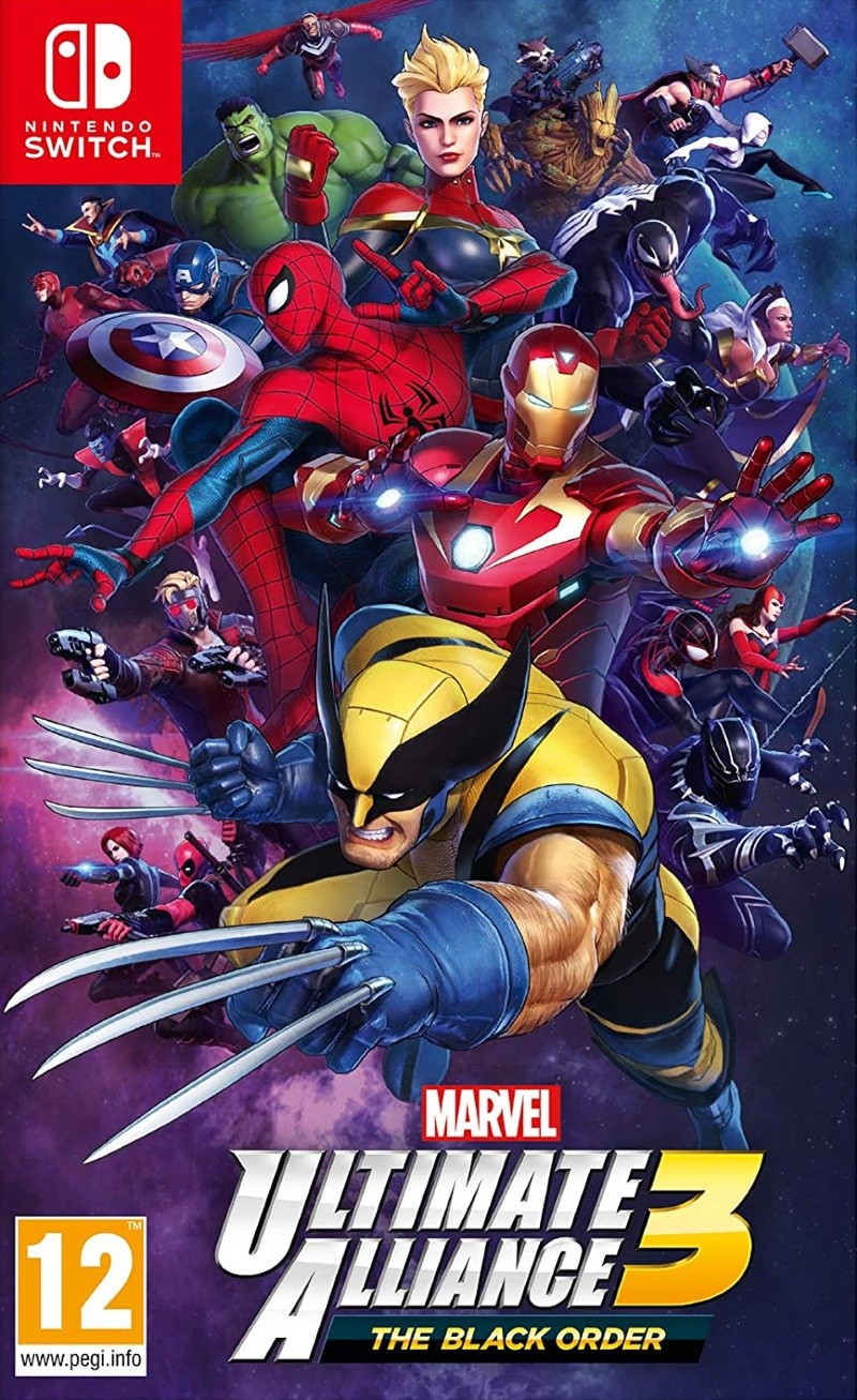 Capa do jogo Marvel Ultimate Alliance 3