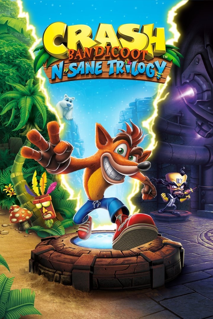 Capa do jogo Crash Bandicoot: N. Sane Trilogy
