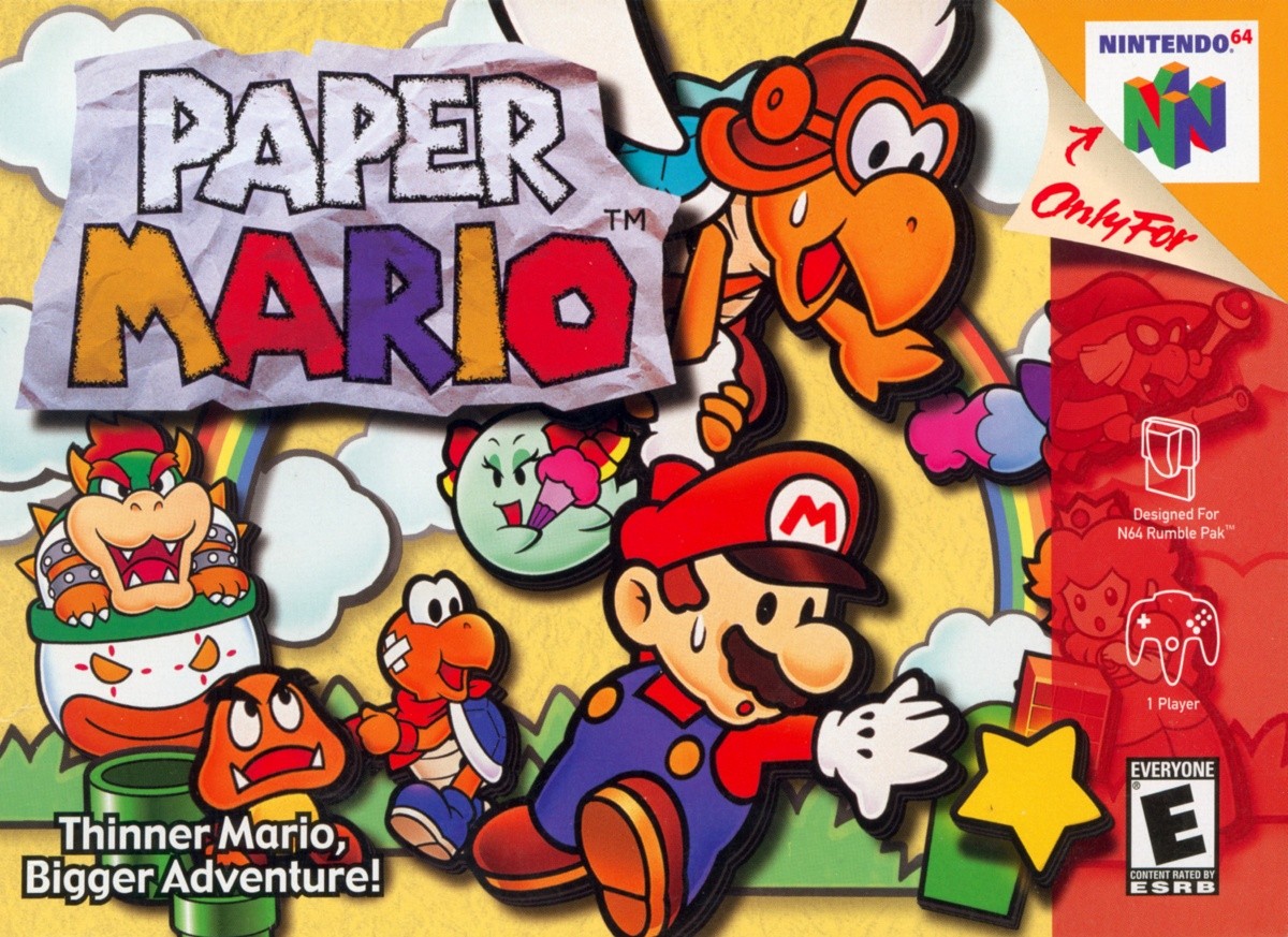 Capa do jogo Paper Mario
