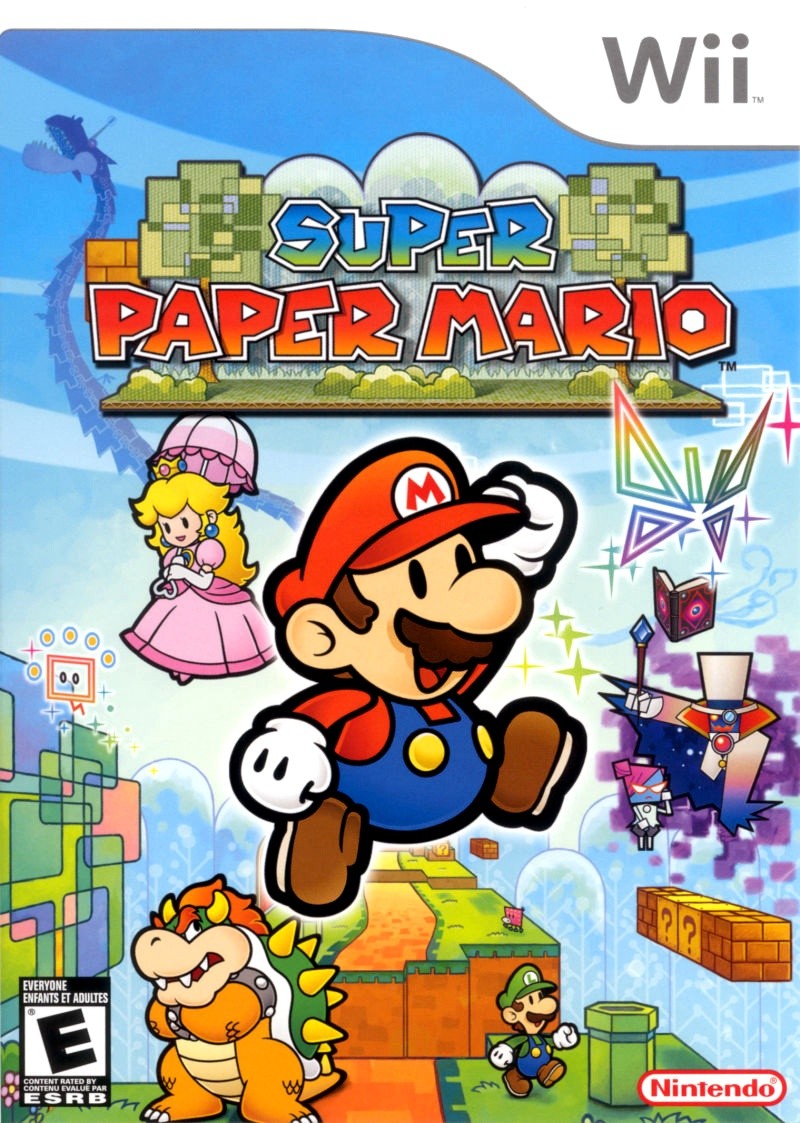 Capa do jogo Super Paper Mario