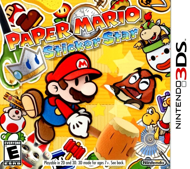 Capa do jogo Paper Mario: Sticker Star