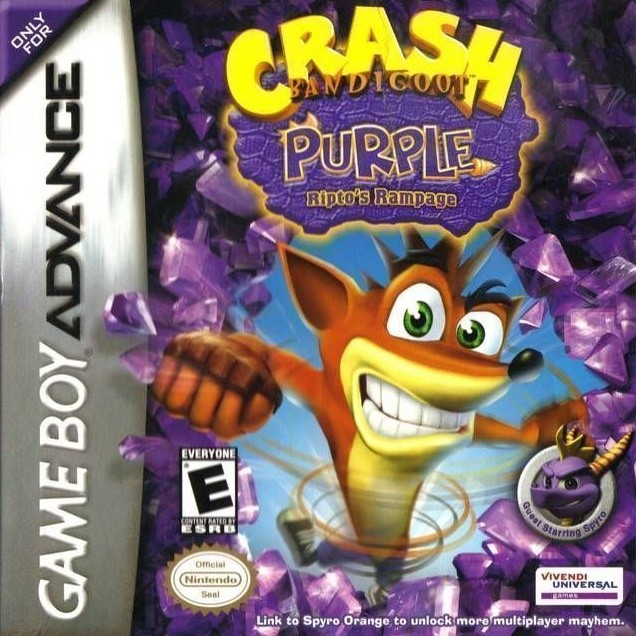Capa do jogo Crash Bandicoot Purple: Riptos Rampage