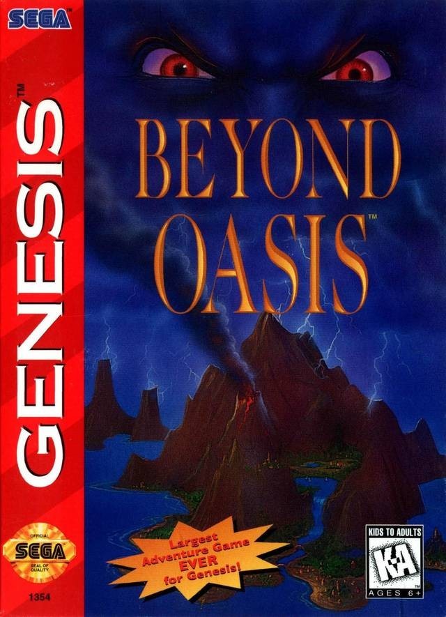 Capa do jogo Beyond Oasis