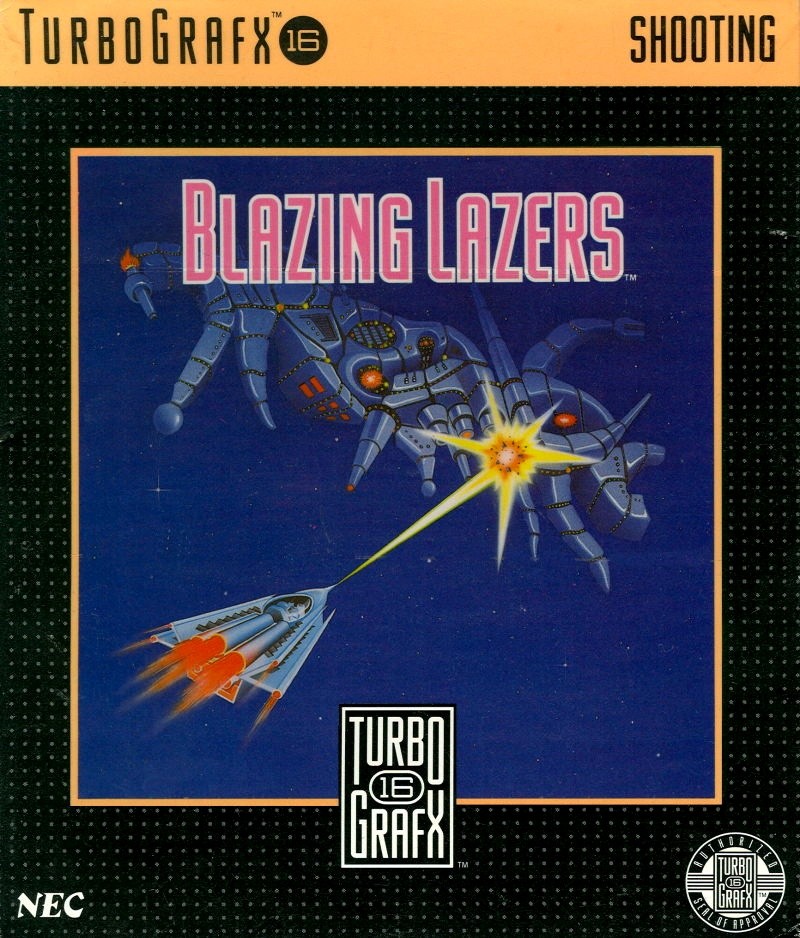 Capa do jogo Blazing Lazers