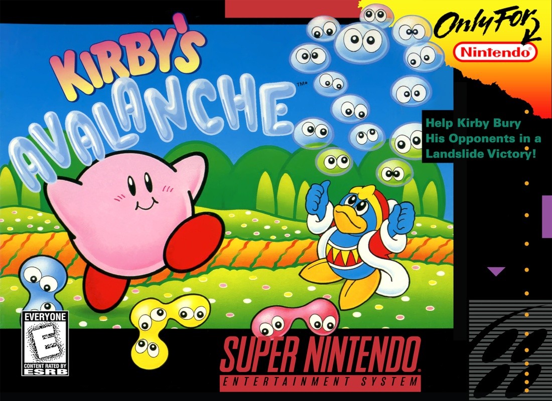Capa do jogo Kirbys Avalanche