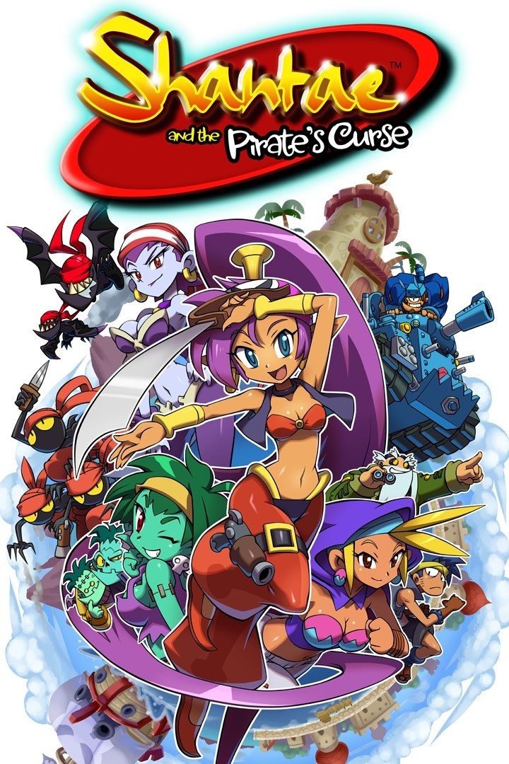 Capa do jogo Shantae and the Pirates Curse