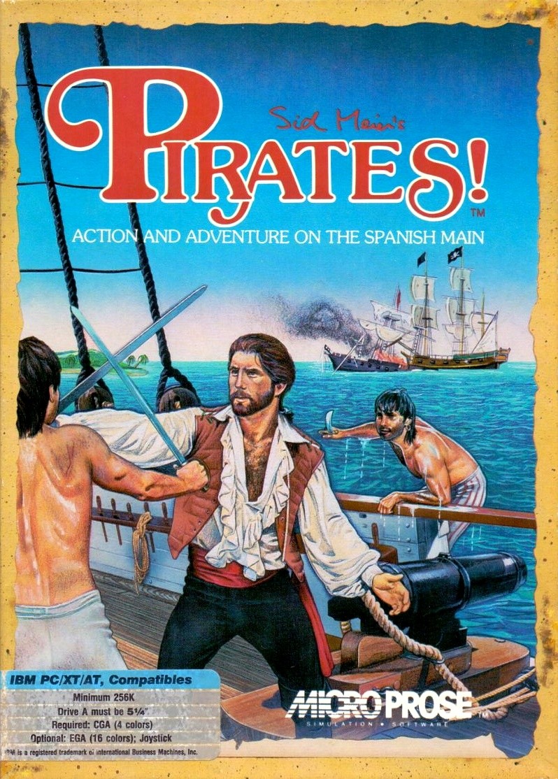 Capa do jogo Sid Meiers Pirates!