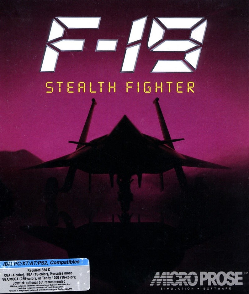 Capa do jogo F-19 Stealth Fighter